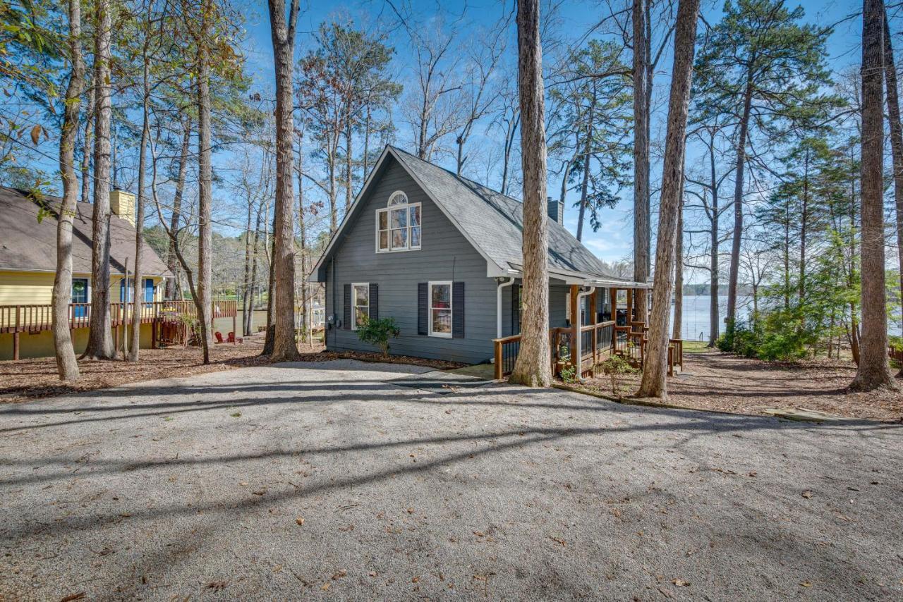 Quiet Lakefront Eatonton House With Boat Dock! Villa Exteriör bild